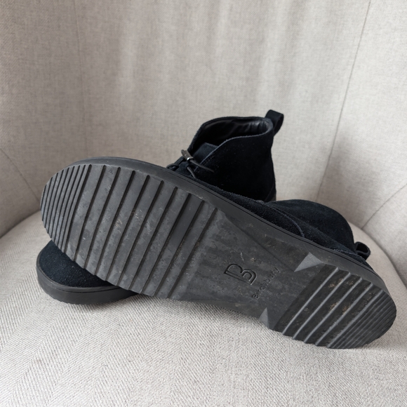 Men's Birchbury Carnforth Suede Boots Black Size 12 - Picture 2 of 6